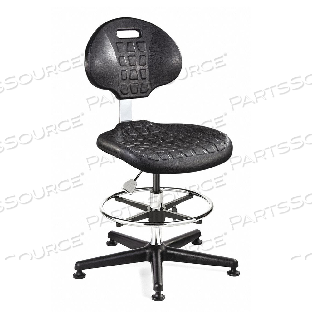 CLEANROOM TASK CHAIR POLYURETHANE BLACK by Bevco Precision Manufacturing CLEANROOM TASK CHAIR POLYURETHANE BLACK by Bevco Precision Manufacturing