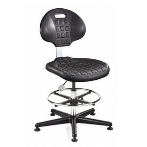 CLEANROOM TASK CHAIR POLYURETHANE BLACK by Bevco Precision Manufacturing CLEANROOM TASK CHAIR POLYURETHANE BLACK by Bevco Precision Manufacturing
