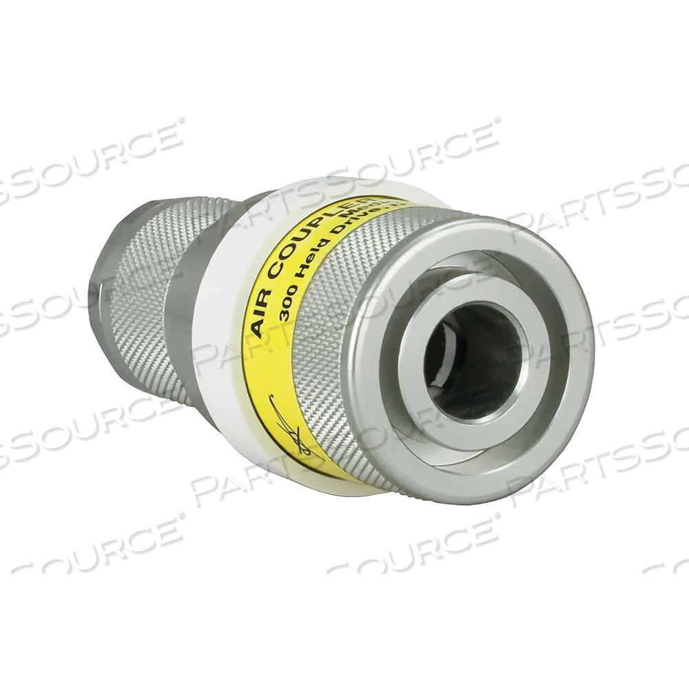 COUPLER, 1/4 IN MNPT X FEMALE, AIR, YELLOW by Precision Medical, Inc.