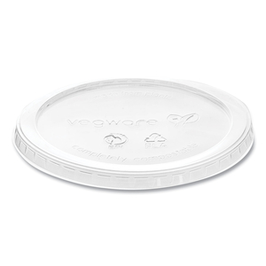 ROUND DELI POT LIDS, FOR 8 OZ TO 32 OZ DELI CONTAINERS, PLASTIC by Vegware