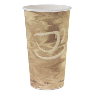 SINGLE SIDED POLY PAPER HOT CUPS, 20 OZ, MISTIQUE DESIGN, 40/BAG by Solo SINGLE SIDED POLY PAPER HOT CUPS, 20 OZ, MISTIQUE DESIGN, 40/BAG by Solo