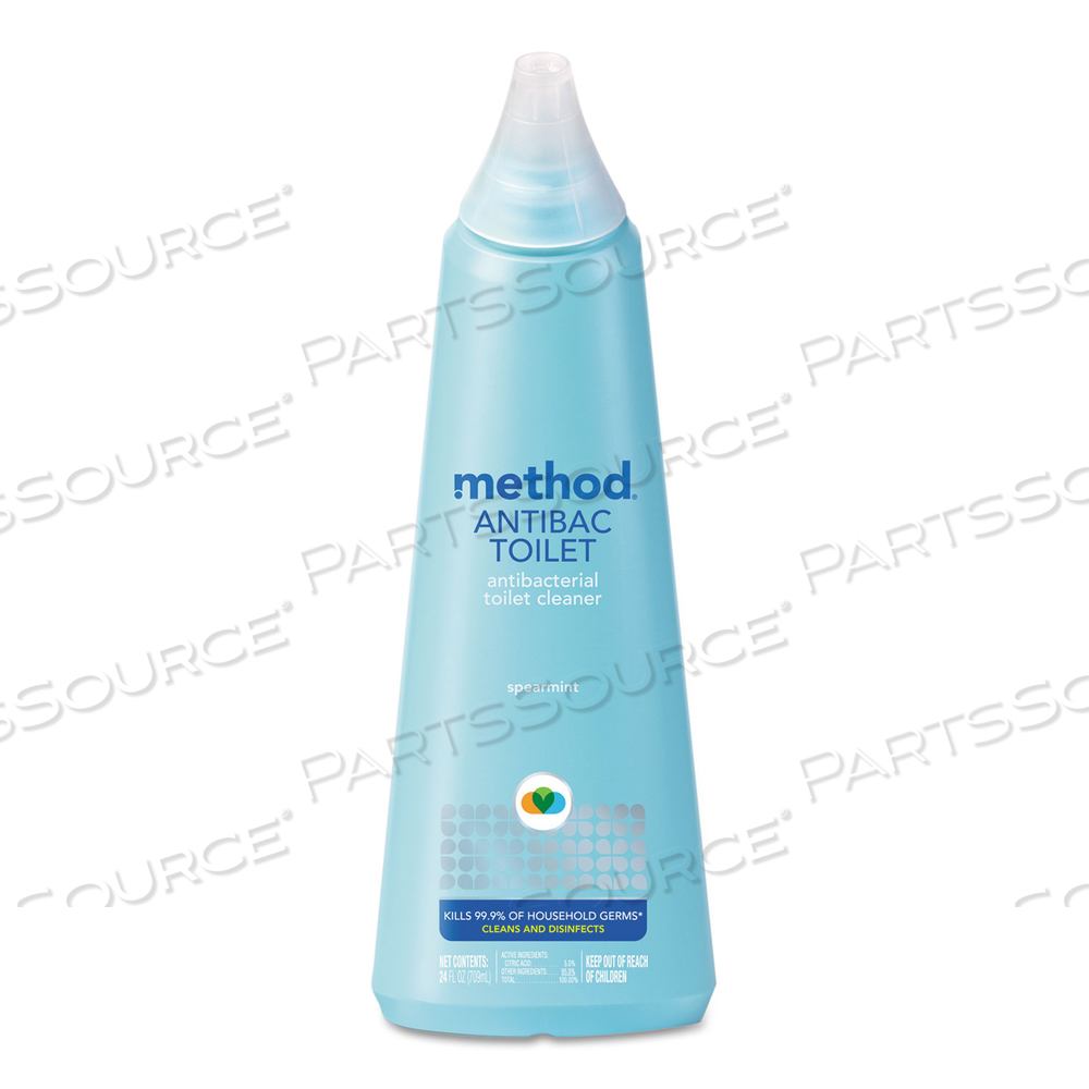 ANTIBACTERIAL TOILET CLEANER, SPEARMINT, 24 OZ BOTTLE by Method