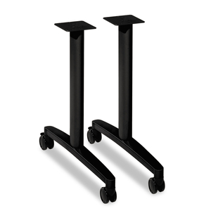 HUDDLE T-LEG BASE FOR 24" AND 30" DEEP TABLE TOPS, 39.25W X 23.5D X 23.38H, BLACK by HON