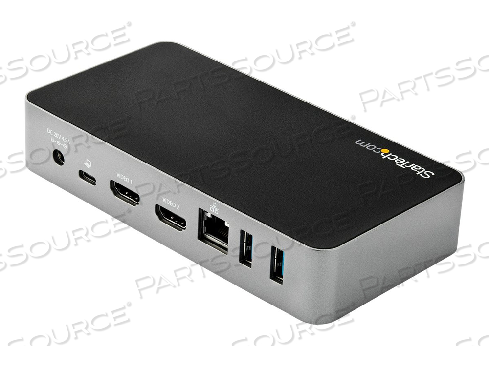 USB-C DOCK, DUAL MONITOR 1080P HDMI LAPTOP DOCKING STATION, 60W POWER DELIVERY, 1X USB-C, 3X USB-A, ETHERNET, DUAL HDMI VIDEO DISPLAY USB 3. by StarTech.com Ltd. USB-C DOCK, DUAL MONITOR 1080P HDMI LAPTOP DOCKING STATION, 60W POWER DELIVERY, 1X USB-C, 3X USB-A, ETHERNET, DUAL HDMI VIDEO DISPLAY USB 3. by StarTech.com Ltd.