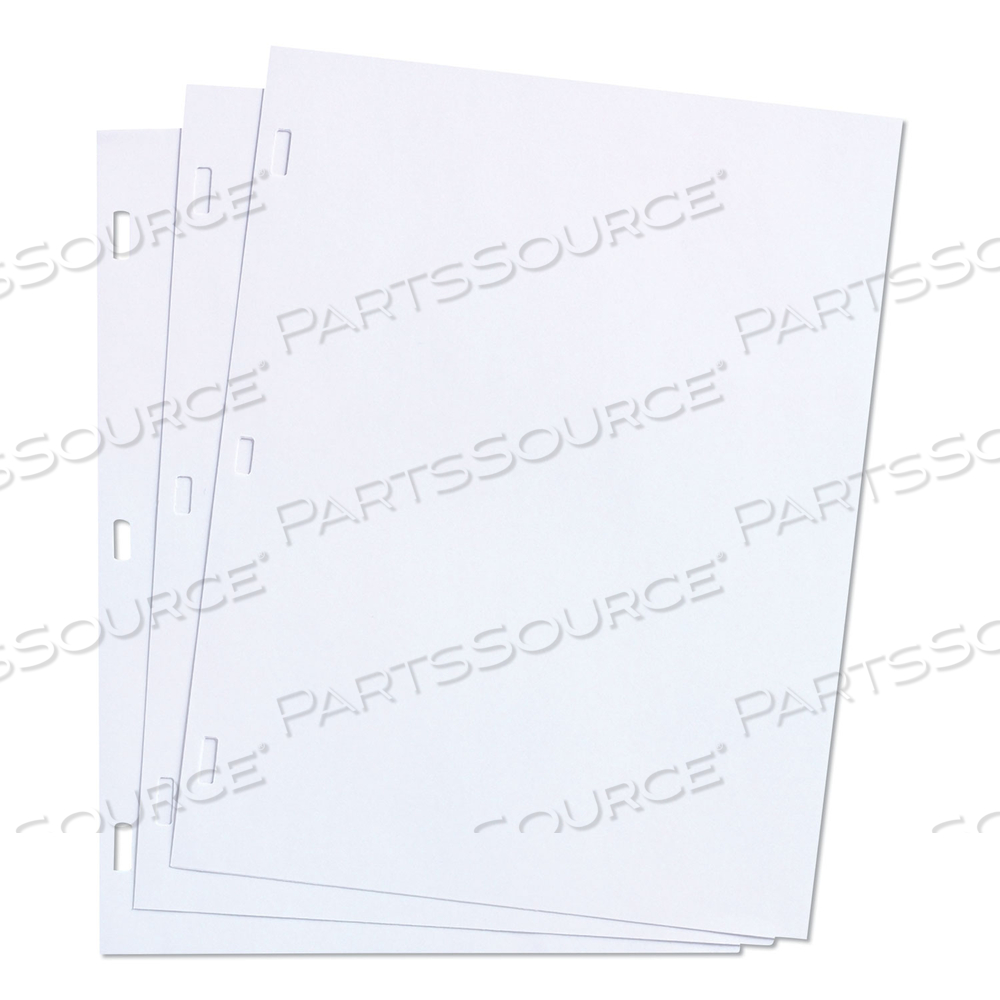 LEDGER SHEETS FOR CORPORATION AND MINUTE BOOK, 11 X 8.5, WHITE, LOOSE SHEET by Wilson Jones