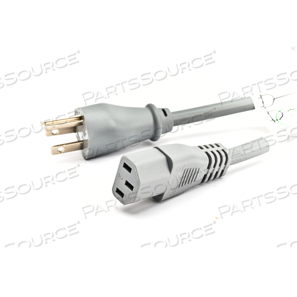 POWER SUPPLY STRAIGHT CORD.125 V by GE Medical Systems Information Technology (GEMSIT)