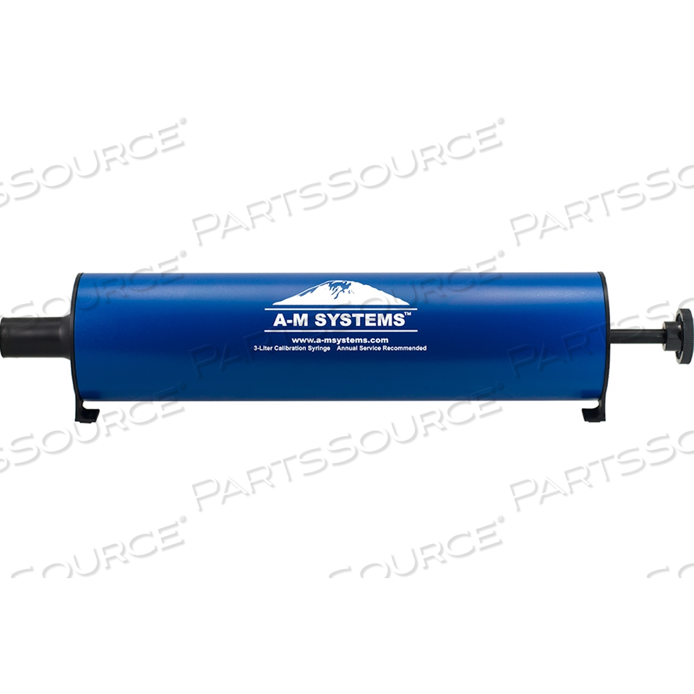 CALIBRATION SYRINGE FIXED-VOLUME 3L CAPACITY ALUMINUM FOR PULMONARY AND SPIROMETRY EQUIPMENT by A-M Systems CALIBRATION SYRINGE FIXED-VOLUME 3L CAPACITY ALUMINUM FOR PULMONARY AND SPIROMETRY EQUIPMENT by A-M Systems