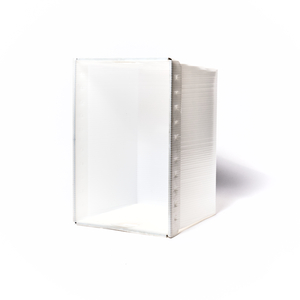 CORRUGATED PLASTIC NESTABLE TOTE, 24X17-1/2X13, NATURAL by Minnesota Diversified Industries