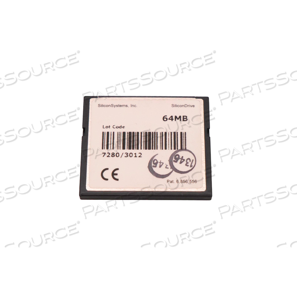 CARD, MEMORY (MODEL 8015 LOGIC BOARD)(COMPACT FLASH CARD 64 MB FOR PCU) 