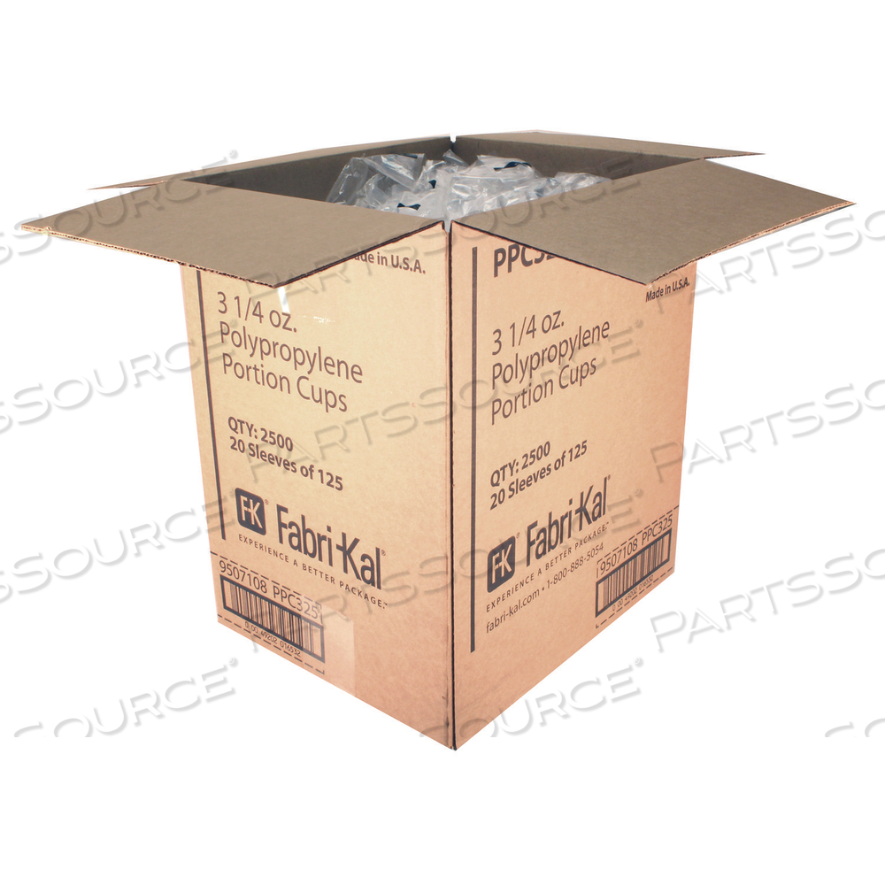 PORTION CUPS, 2 OZ, CLEAR by Fabrikal