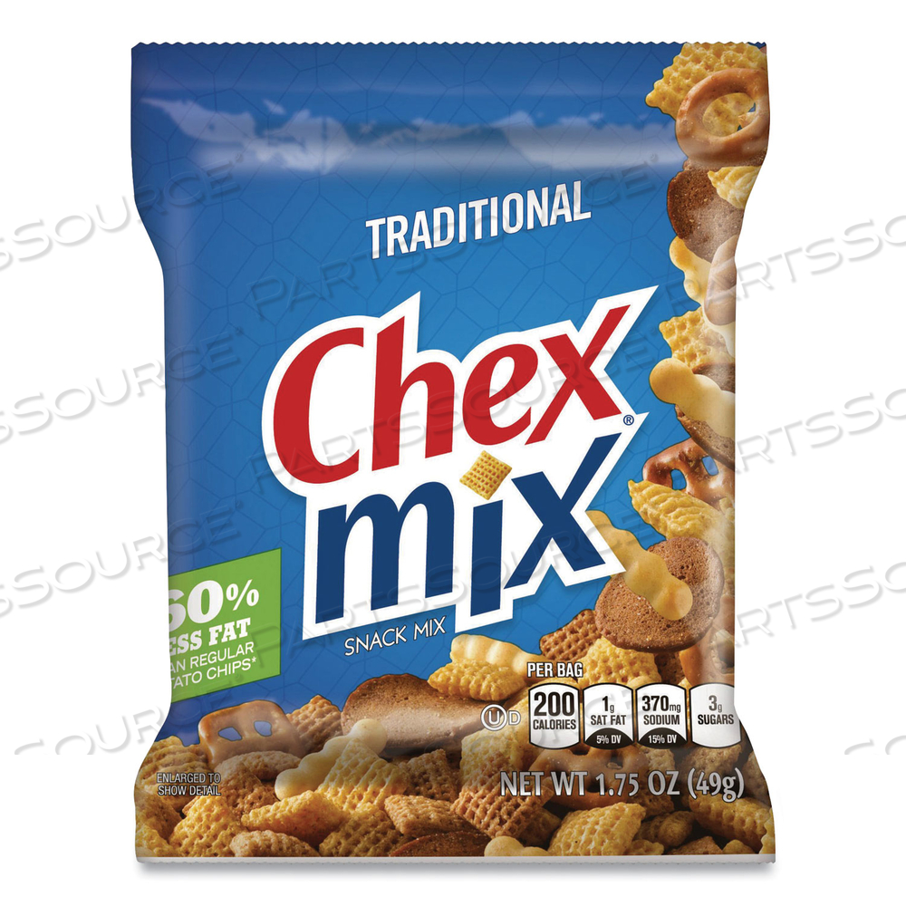 TRADITIONAL SNACK MIX, 1.75 OZ SNACK PACK by Chex Mix TRADITIONAL SNACK MIX, 1.75 OZ SNACK PACK by Chex Mix