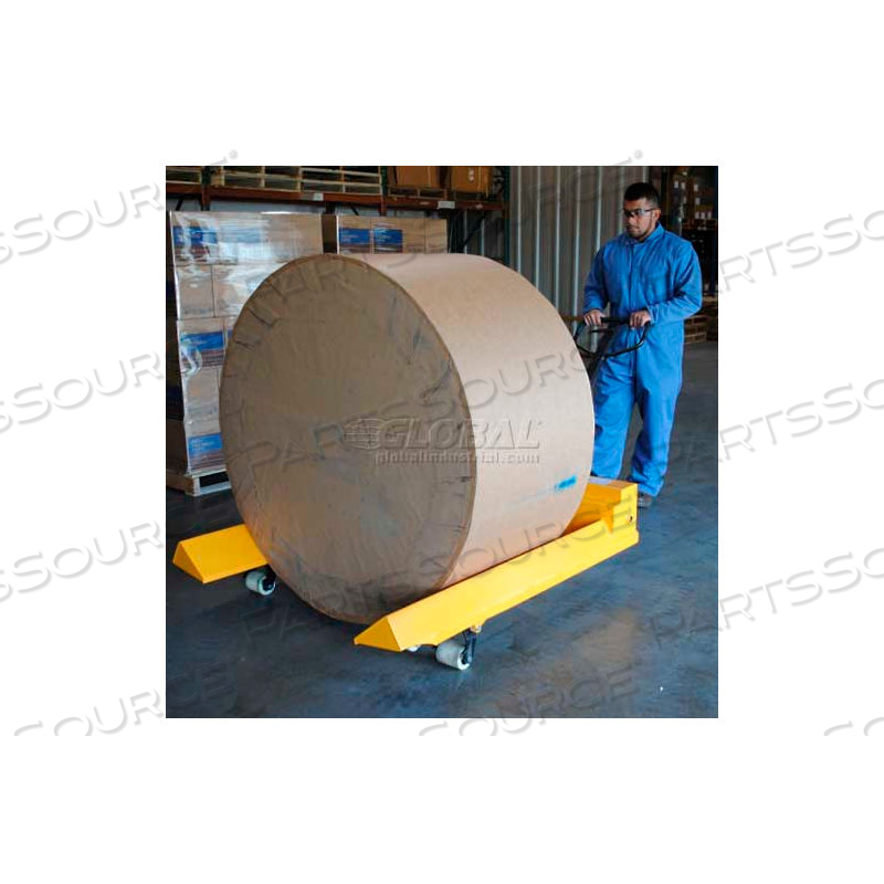 ROLL MOVING PALLET JACK TRUCK 33 X 48 FORKS 4000 LB. CAPACITY by Vestil Manufacturing Corp.