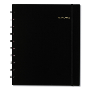 MOVE-A-PAGE ACADEMIC WEEKLY/MONTHLY PLANNERS, 11 X 9, BLACK COVER, 12-MONTH (JULY TO JUNE): 2022 TO 2023 by At-A-Glance