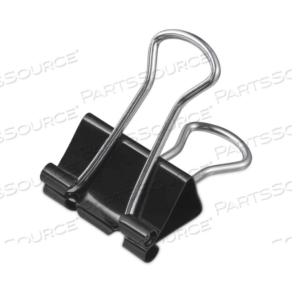 BINDER CLIP ZIP-SEAL BAG VALUE PACK, SMALL, BLACK/SILVER by Universal BINDER CLIP ZIP-SEAL BAG VALUE PACK, SMALL, BLACK/SILVER by Universal