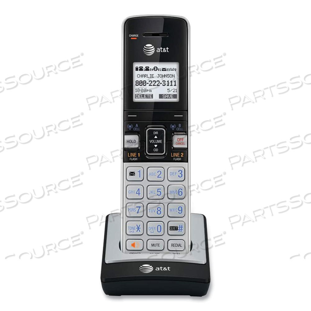 TL86003 CORDLESS TELEPHONE HANDSET FOR THE TL86103 SYSTEM, SILVER/BLACK by AT&T