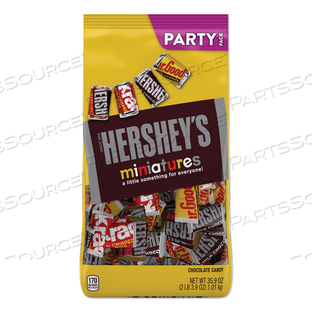 MINIATURES VARIETY PACK, ASSORTED, 35.9 OZ by Hershey's MINIATURES VARIETY PACK, ASSORTED, 35.9 OZ by Hershey's