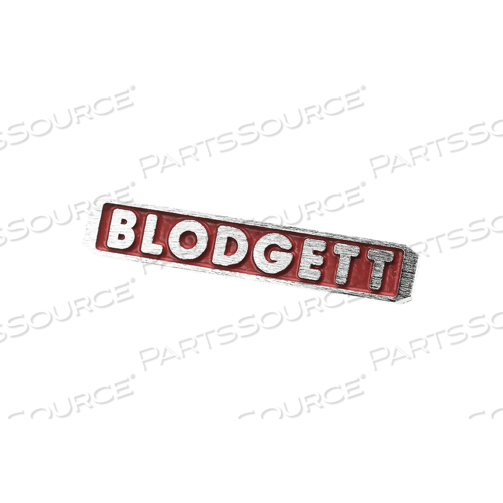 NAMEPLATE, 4 BLODGETT by Blodgett