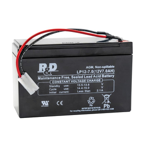 REPLACEMENT SEALED LEAD ACID BATTERY, 12 VOLT 7.0AH by R&D Batteries, Inc.