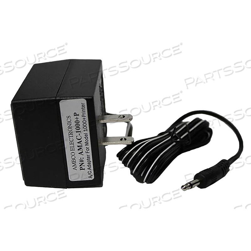 AC ADAPTER, ADAPTER, AMBCO ELECTRONICS, FOR USE WITH: FOR MODEL 1000+ WITH PRINTER by AMBCO