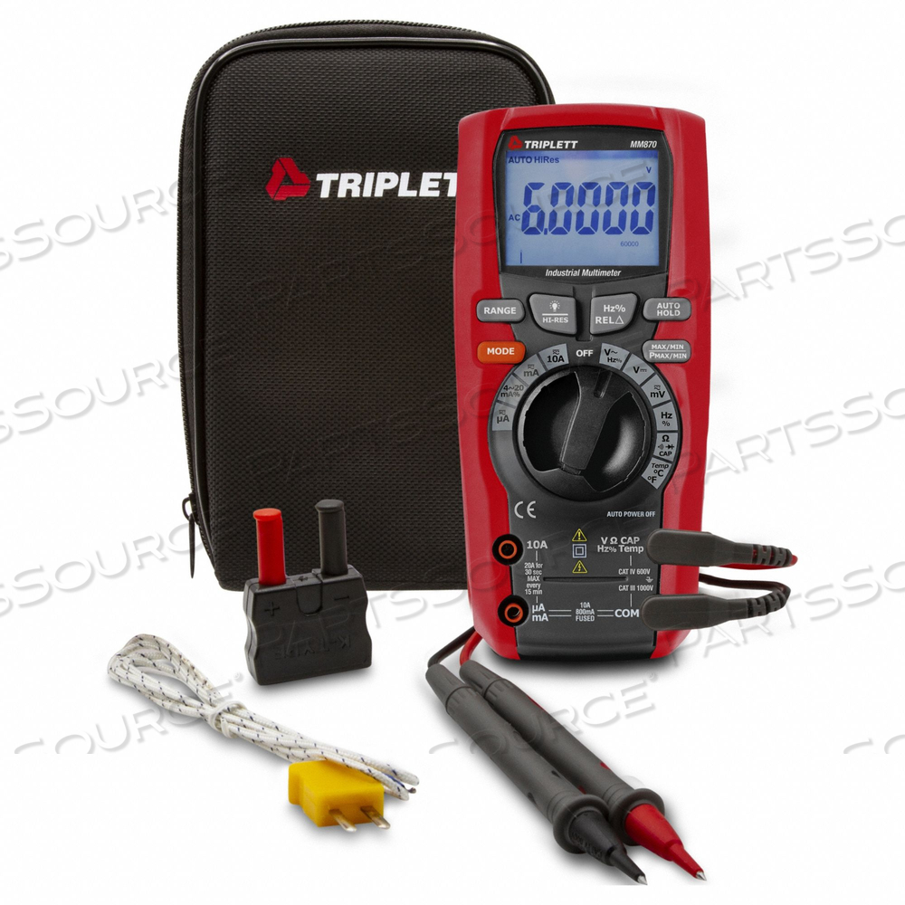 RMS MULTIMETER CAT IV 600V 1 000 V AC by Triplett