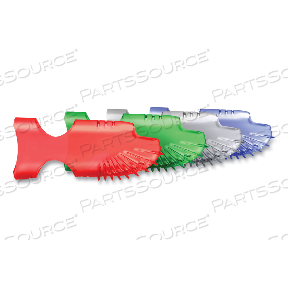 TIPPI MICRO-GEL FINGERTIP GRIPS, SIZE 7, MEDIUM, ASSORTED by Lee Products