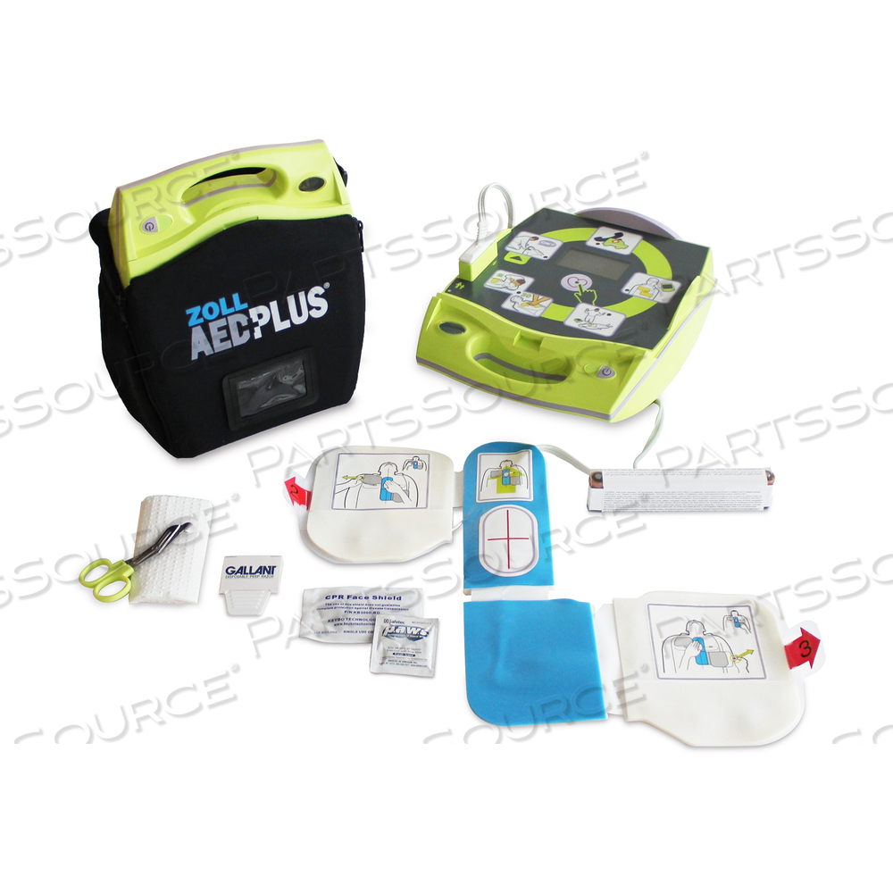 5.25 X 9.5 X 11.5IN SEMI-AUTOMATIC AED PLUS® ELECTRODE CPR-D-PADZ AED UNIT by ZOLL Medical Corporation 5.25 X 9.5 X 11.5IN SEMI-AUTOMATIC AED PLUS® ELECTRODE CPR-D-PADZ AED UNIT by ZOLL Medical Corporation