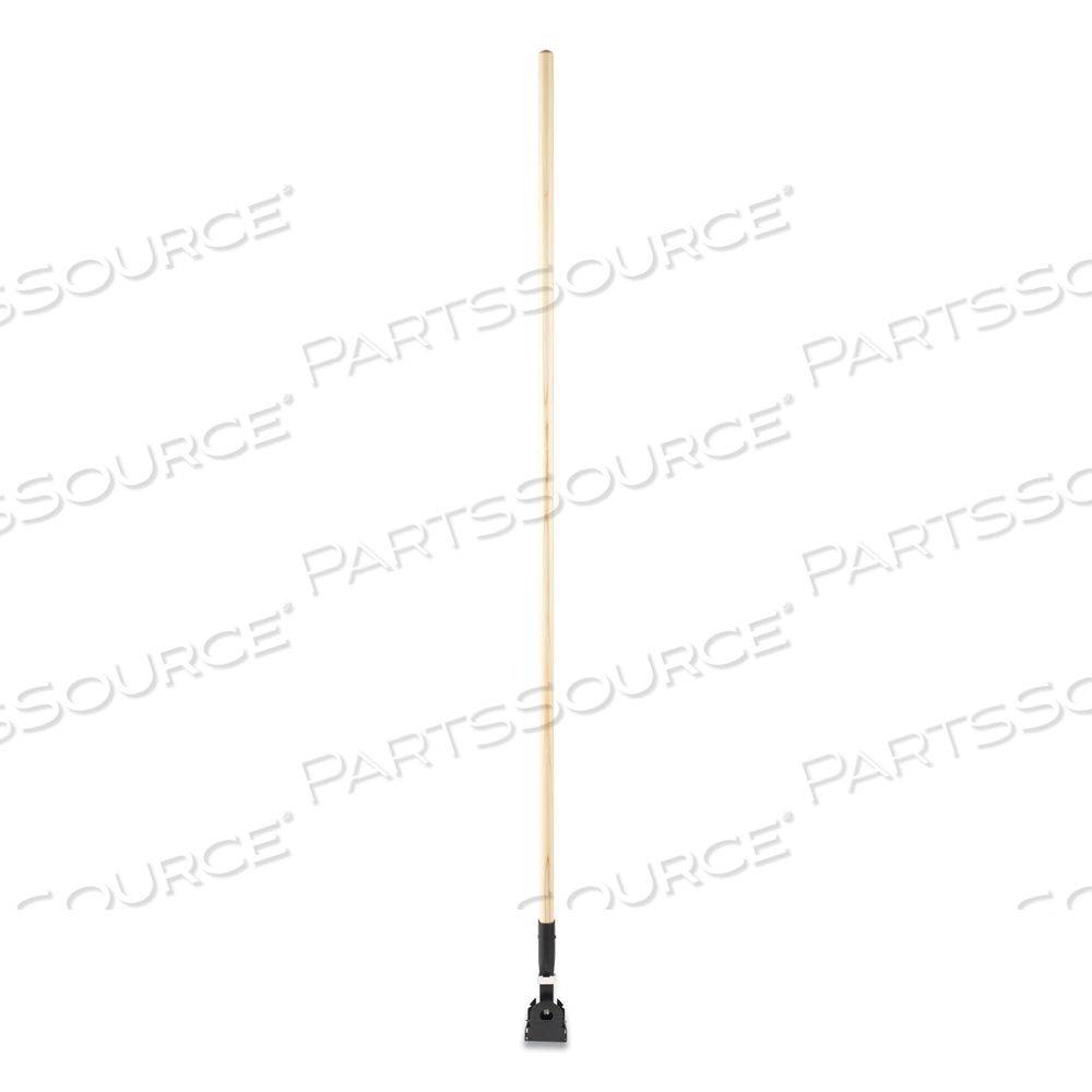 SNAP-ON HARDWOOD DUST MOP HANDLE, 1.5" DIA X 60", NATURAL by Rubbermaid Medical Division SNAP-ON HARDWOOD DUST MOP HANDLE, 1.5" DIA X 60", NATURAL by Rubbermaid Medical Division