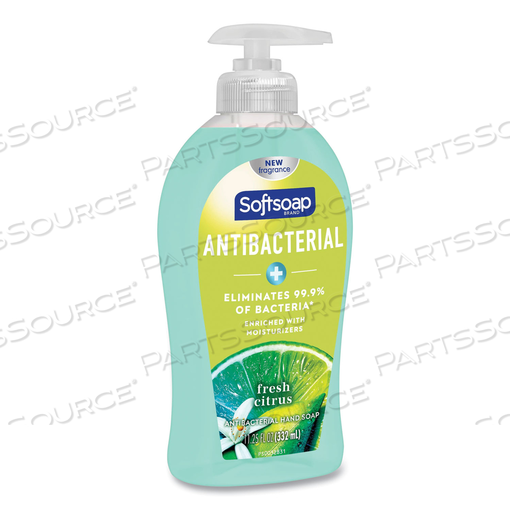 ANTIBACTERIAL HAND SOAP, FRESH CITRUS, 11.25 OZ PUMP BOTTLE by Softsoap