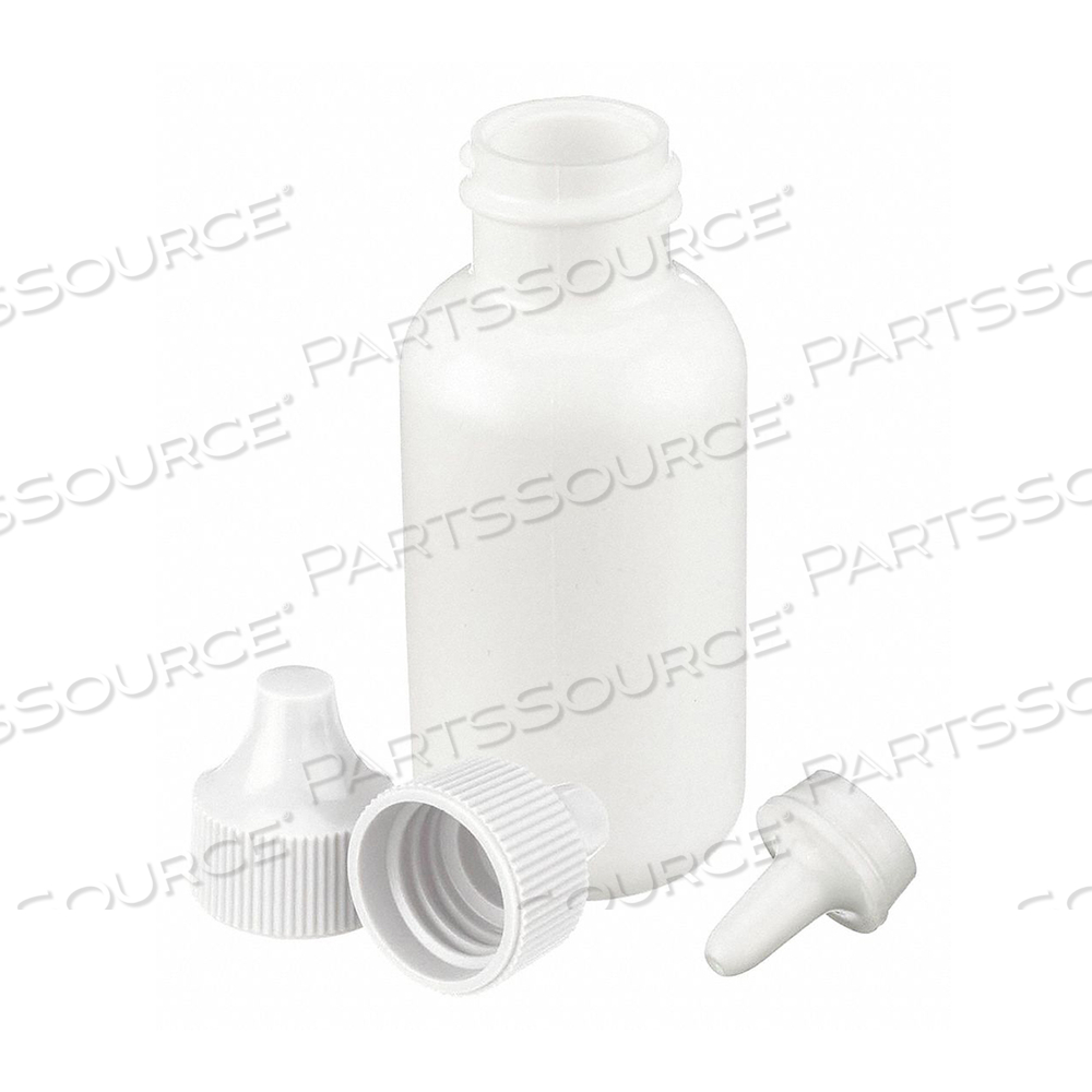 DROPPER BOTTLE 30ML WHITE ROUND PK144 by Wheaton