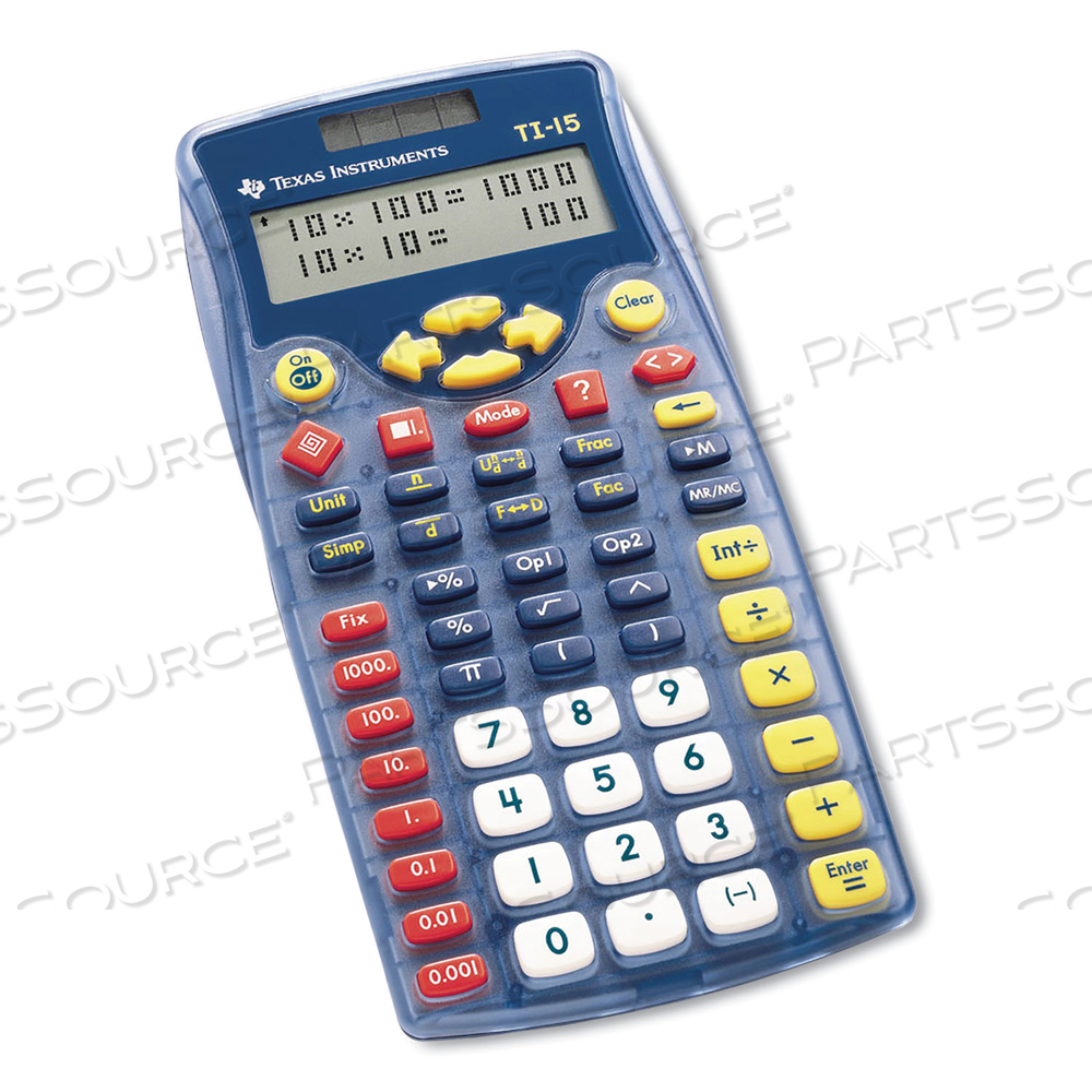 TI-15 EXPLORER ELEMENTARY CALCULATOR, 11-DIGIT LCD 