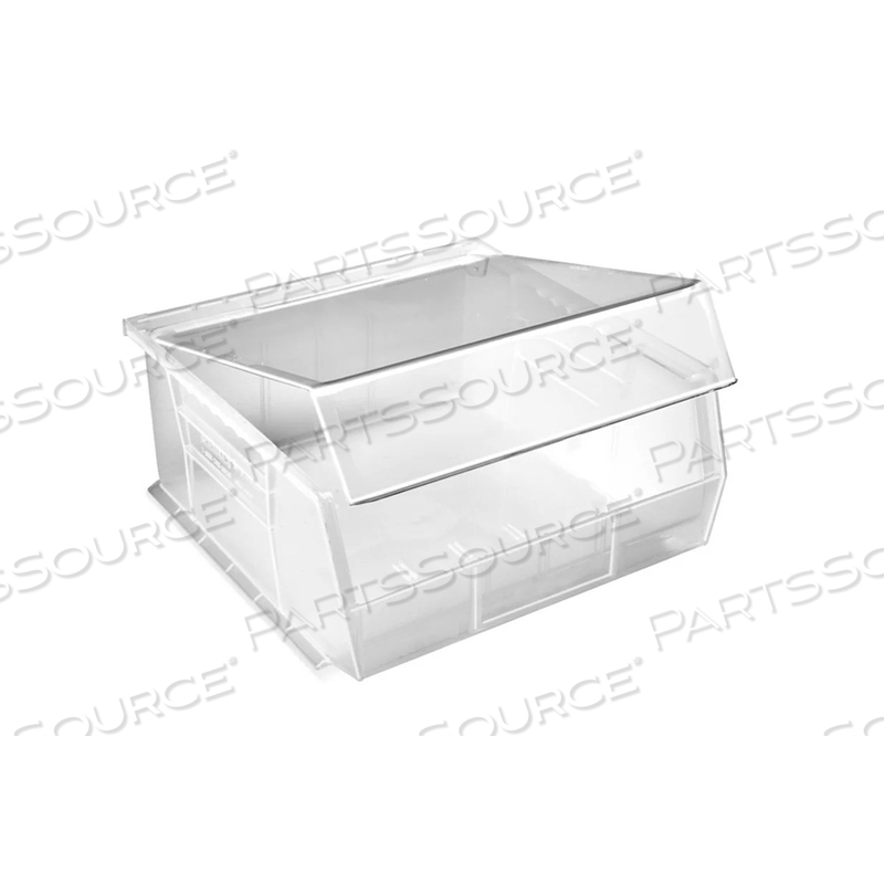 11 X 11 X 5IN CLEAR PLASTIC STACKABLE BINS by Uline 11 X 11 X 5IN CLEAR PLASTIC STACKABLE BINS by Uline