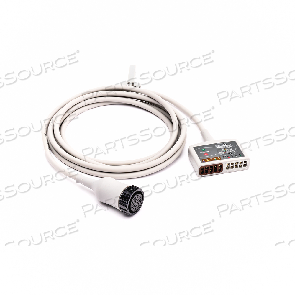 12-LEAD, ECG TRUNK CABLE AHA 10 FT by GE Medical Systems Information Technology (GEMSIT)