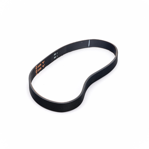 26 L X 3/4 W X 0.16IN H POLYESTER TENSILE RUBBER BLACK 8 RIB J-SECTION RIBBED POLY V BELT by Landice, Inc.