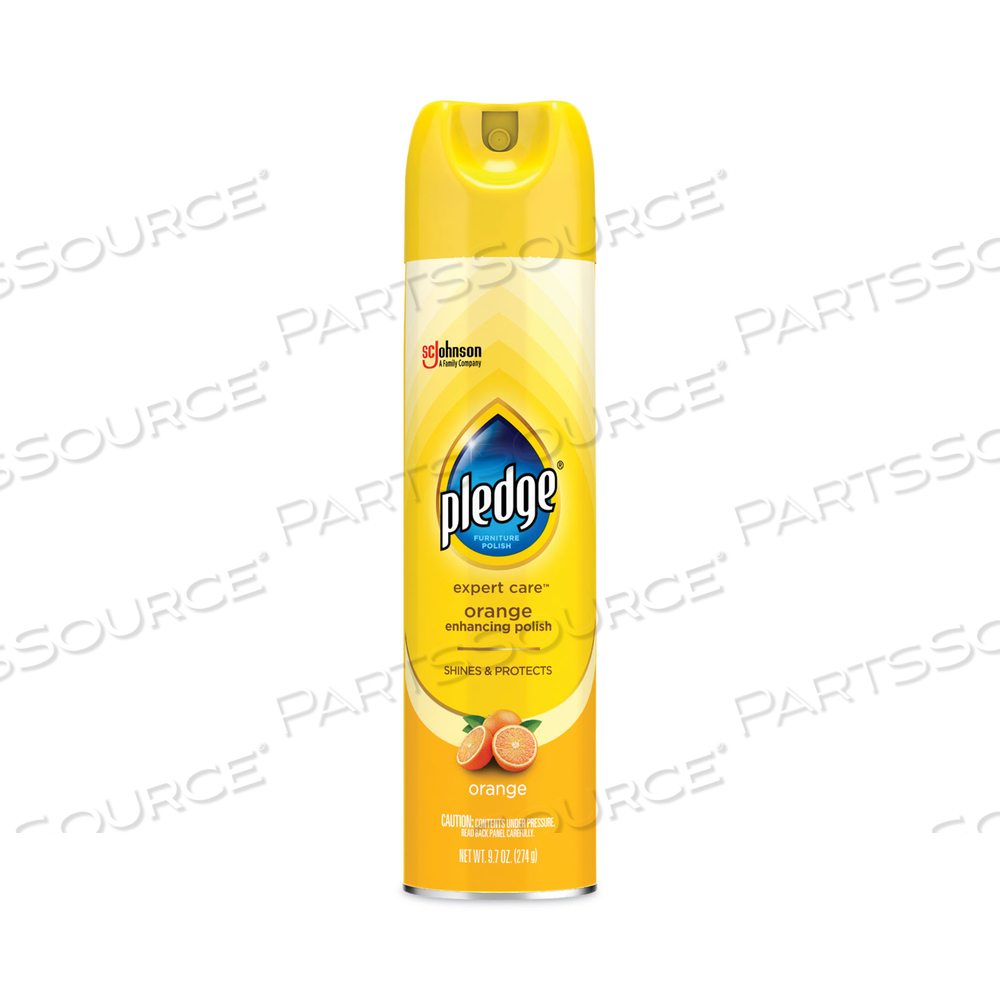 FURNITURE POLISH, ORANGE CLEAN SCENT, 9.7 OZ AEROSOL SPRAY by Pledge
