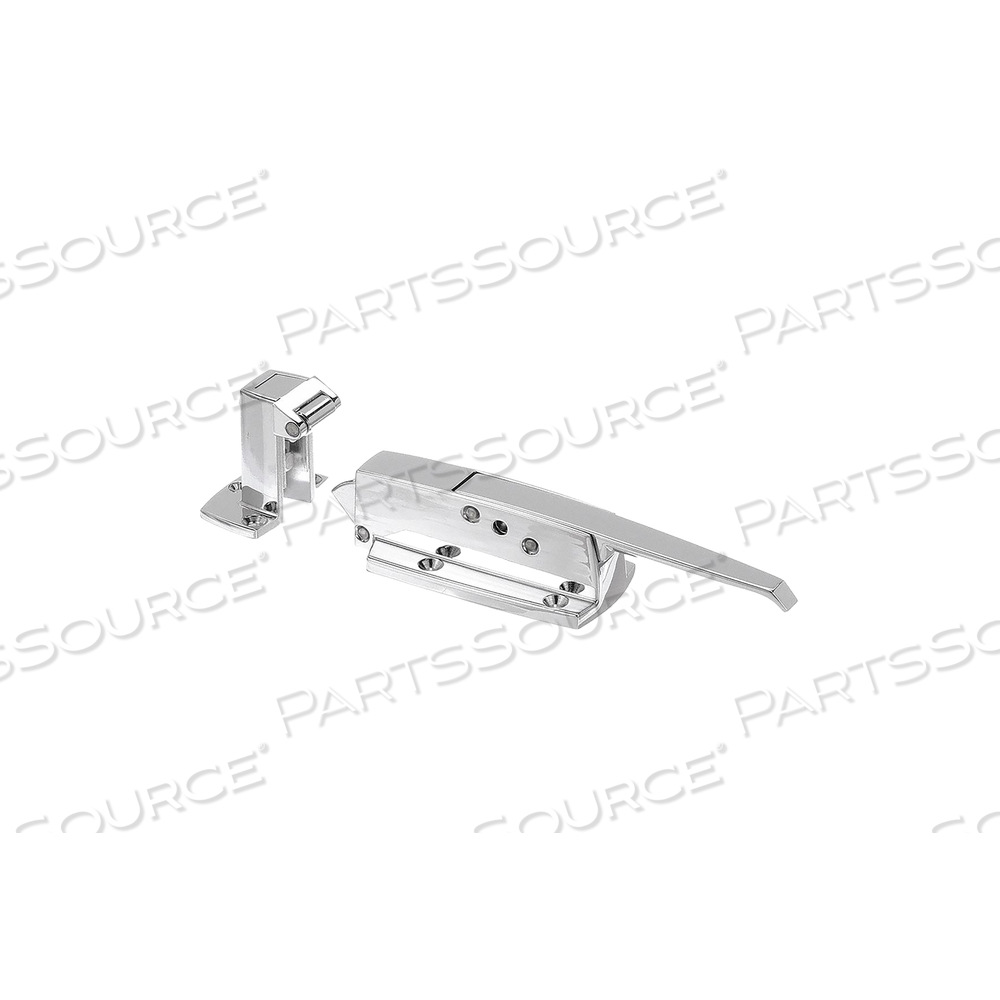 POLISHED CP WALK-IN DOOR SAFETY LATCH WI by Component Hardware