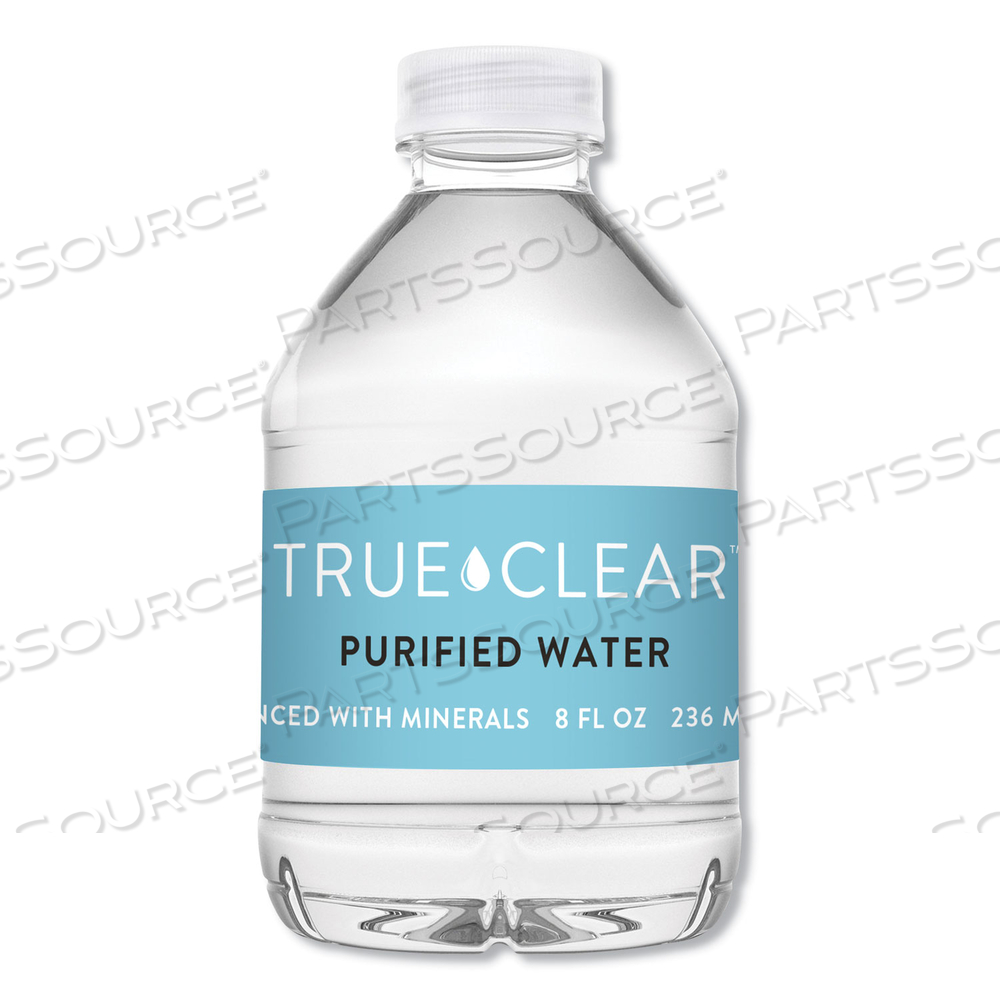 PURIFIED BOTTLED WATER, 8 OZ BOTTLE by True Clear PURIFIED BOTTLED WATER, 8 OZ BOTTLE by True Clear