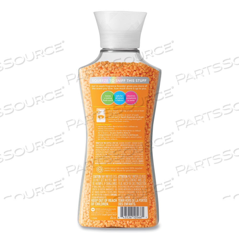 FRAGRANCE BOOSTER BEADS, GINGER MANGO SCENT, 14.8 OZ BOTTLE by Method