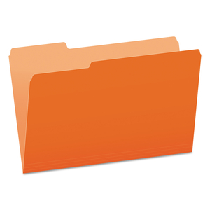 COLORED FILE FOLDERS, 1/3-CUT TABS: ASSORTED, LEGAL SIZE, ORANGE/LIGHT ORANGE by Esselte Pendaflex Corp. COLORED FILE FOLDERS, 1/3-CUT TABS: ASSORTED, LEGAL SIZE, ORANGE/LIGHT ORANGE by Esselte Pendaflex Corp.