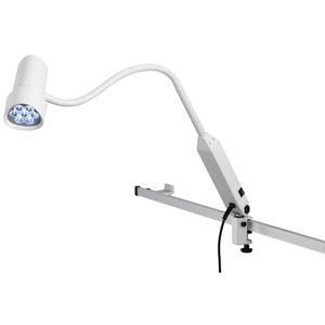 EXAMINATION GOOSENECK LUMINAIRE WITH RAIL MOUNT by Waldmann USA EXAMINATION GOOSENECK LUMINAIRE WITH RAIL MOUNT by Waldmann USA