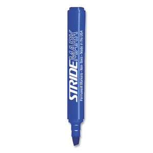 STRIDEMARK TANK PERMANENT MARKER, BROAD CHISEL TIP, BLUE by Stride STRIDEMARK TANK PERMANENT MARKER, BROAD CHISEL TIP, BLUE by Stride