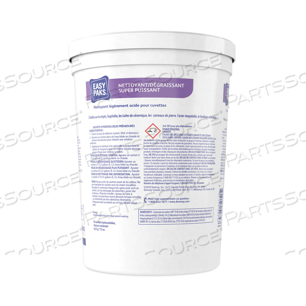 HEAVY-DUTY CLEANER/DEGREASER, 1.5 OZ PACKET, 36/TUB by Easy Paks