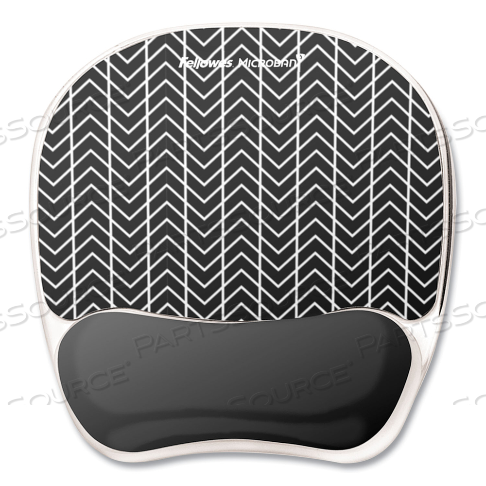 FELLOWES PHOTO GEL MOUSE PAD WRIST REST WITH MICROBAN, MOUSE PAD WITH WRIST PILLOW by Fellowes