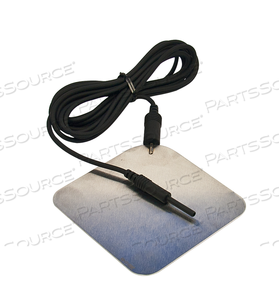 ELECTRODE PLATE, METAL, REUSABLE, WITH CORD by Aspen Surgical