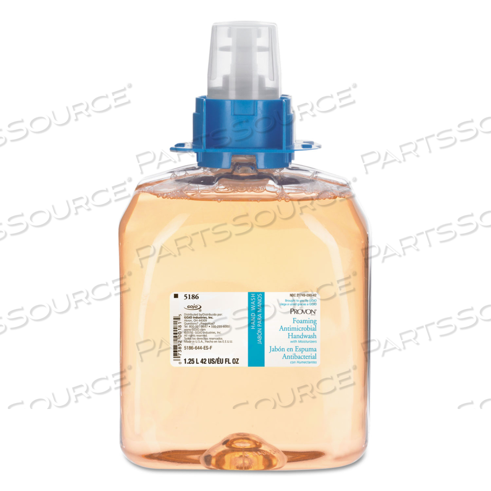 FOAM ANTIMICROBIAL HANDWASH, MOISTURIZER, FMX-12 DISPENSER, LIGHT FLORAL, 1,250 ML PUMP by Provon FOAM ANTIMICROBIAL HANDWASH, MOISTURIZER, FMX-12 DISPENSER, LIGHT FLORAL, 1,250 ML PUMP by Provon