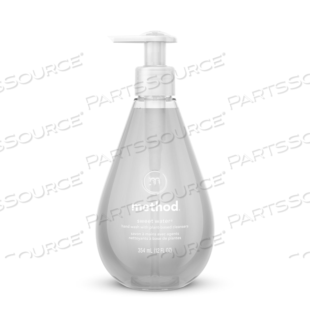 GEL HAND WASH, SWEET WATER, 12 OZ PUMP BOTTLE by Method