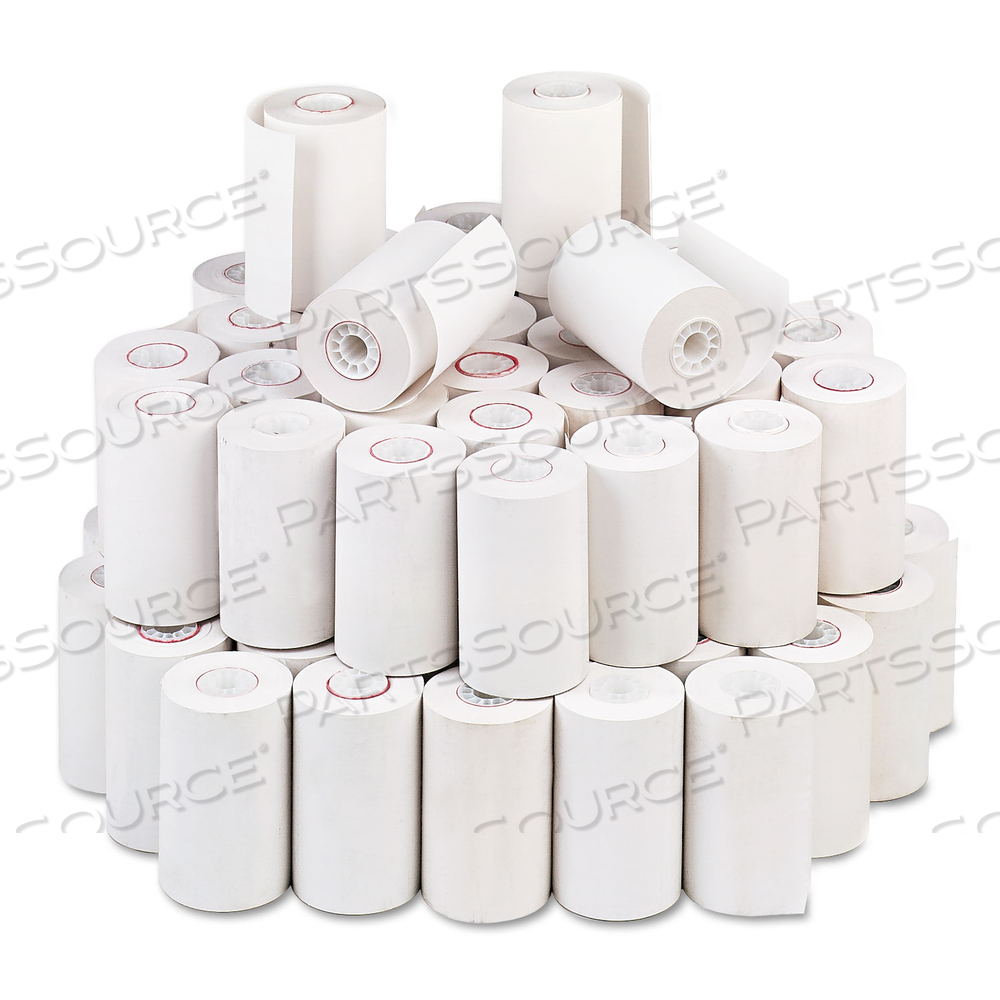 DIRECT THERMAL PRINTING THERMAL PAPER ROLLS, 3.13" X 90 FT, WHITE by Iconex