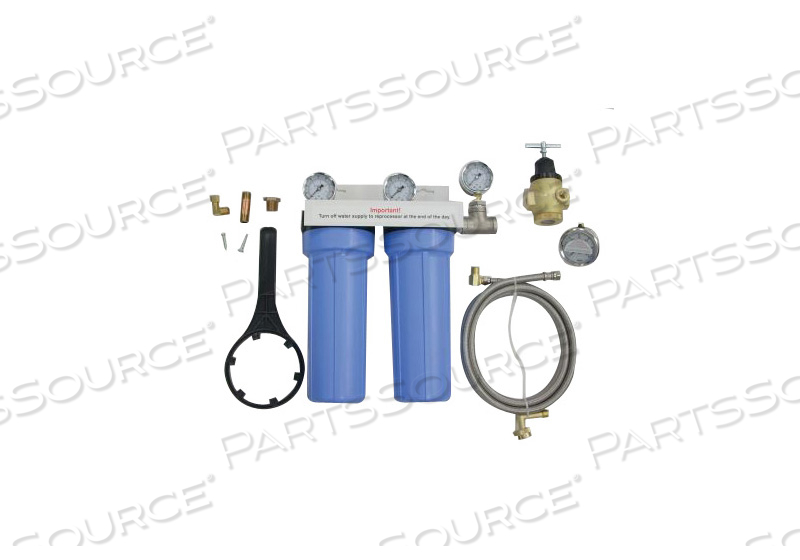 EXTERNAL WATER PRE-FILTRATION KIT WITH INSTALLATION HOSE AND REGULATOR EXTERNAL WATER PRE-FILTRATION KIT WITH INSTALLATION HOSE AND REGULATOR