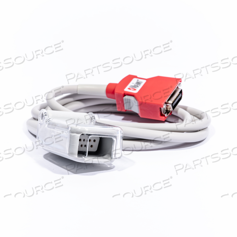 RED MNC ADAPTER CABLE, 4 FT, 2641 by Physio-Control