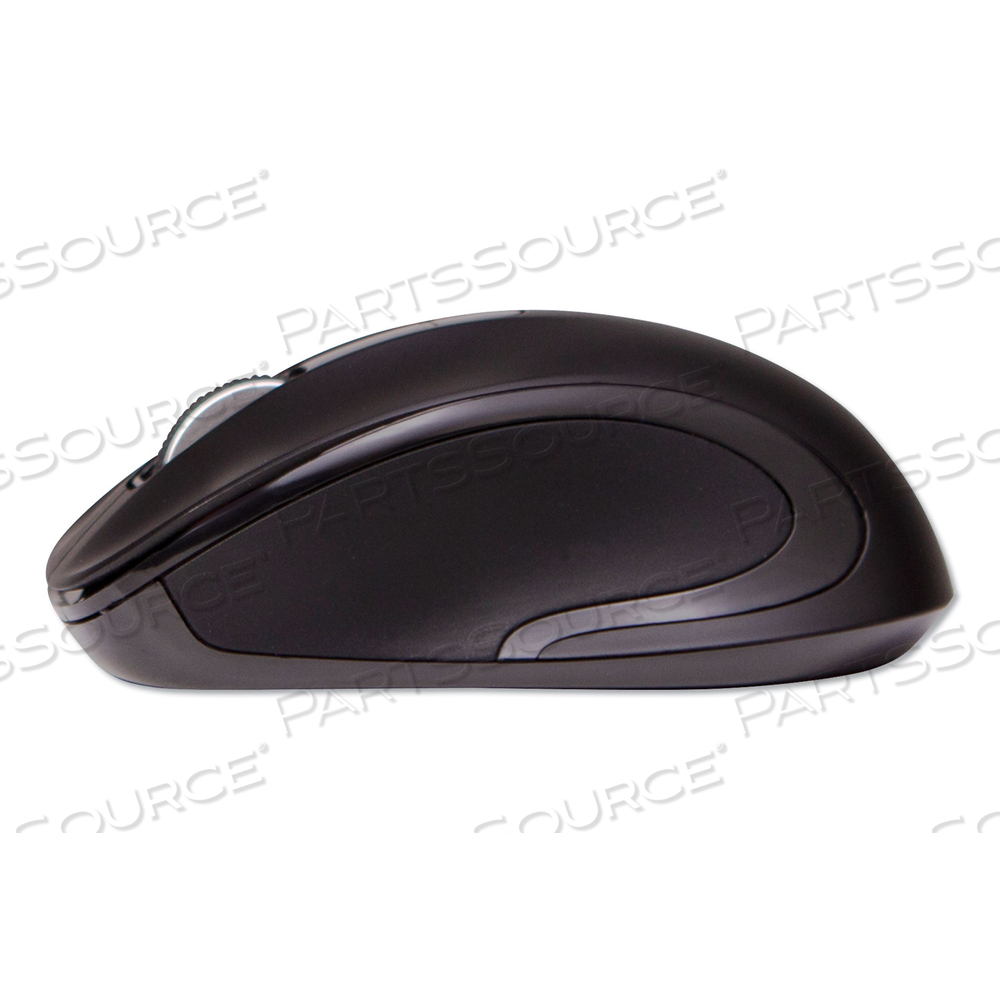 MID-SIZE WIRELESS OPTICAL MOUSE WITH MICRO USB, 2.4 GHZ FREQUENCY/26 FT WIRELESS RANGE, RIGHT HAND USE, BLACK by Innovera MID-SIZE WIRELESS OPTICAL MOUSE WITH MICRO USB, 2.4 GHZ FREQUENCY/26 FT WIRELESS RANGE, RIGHT HAND USE, BLACK by Innovera