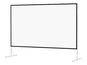 DA-LITE FAST-FOLD DELUXE SCREEN SYSTEM HDTV FORMAT, PROJECTION SCREEN WITH HEAVY DUTY LEGS, 188" (188.2 IN) by DA-Lite